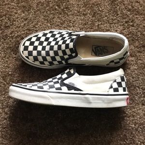 Checkered Vans, Size 6.5 Women’s, like NEW.